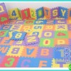美凤eva环保儿童爬行拼接字母数字地垫儿童益智玩具加厚