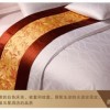 厂家供应星级酒店宾馆床上用品  水波纹全棉床单四件套