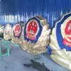陕西省警徽厂家 甘肃省2.5米警徽定做 现货铝合金国徽销售
