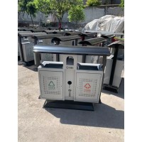 新疆厂家直销分类垃圾桶不锈钢垃圾桶镀锌板垃圾桶等