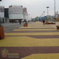 上海亨龙 现货供应 彩色生态透水地面材料