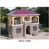 青岛轻钢房屋 全预制装配式轻钢别墅 用于农村自建房