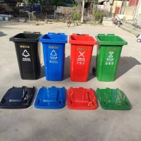 献县瑞达方形户外塑料垃圾桶盖子厂家批发