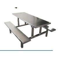 东莞康胜食堂餐桌 加厚不锈钢定制加工 使用寿命长不易变形