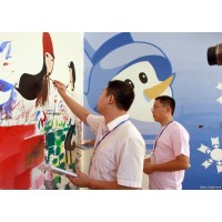 墙体彩绘行业市场前景-浮雕壁画手绘墙培训